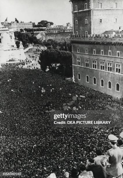 Mussolini Rome Fotografías e imágenes de stock - Getty Images
