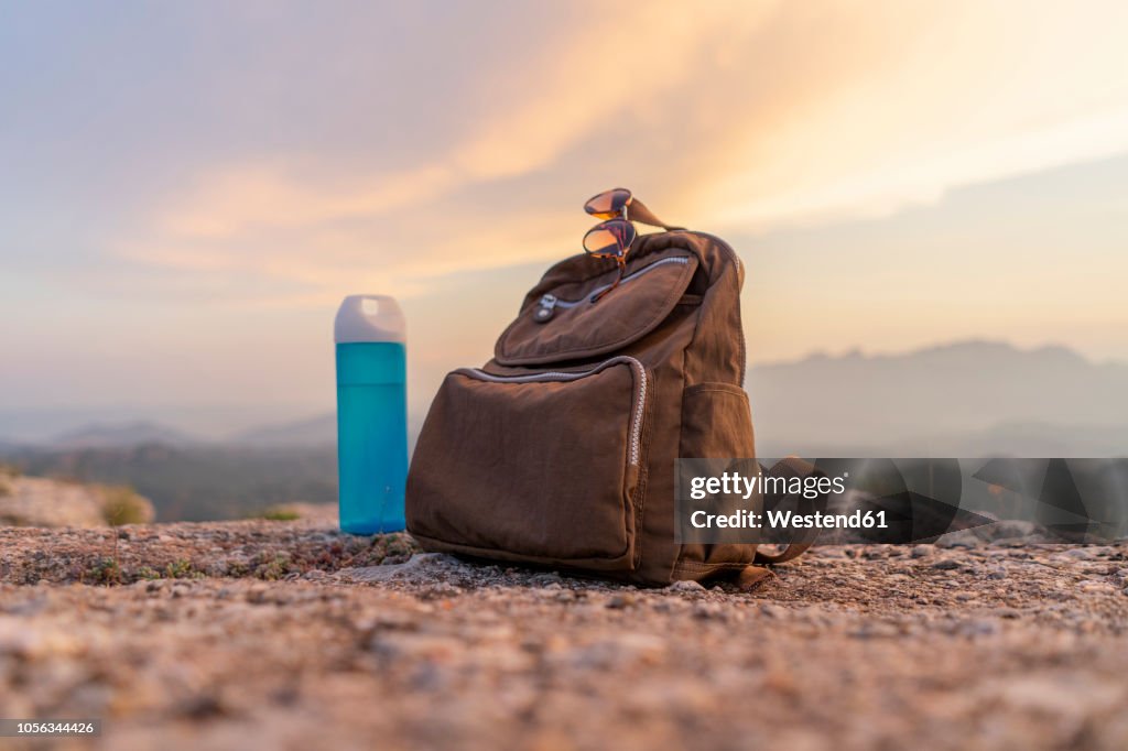 Backpack in the mountains