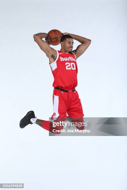 Stephens of the Memphis Hustle poses for a portrait during the NBA G-League media day on November 1, 2018 at FedExForum in Memphis, Tennessee. NOTE...