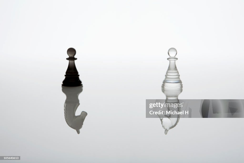 The knight who pretended to be a pawn each other