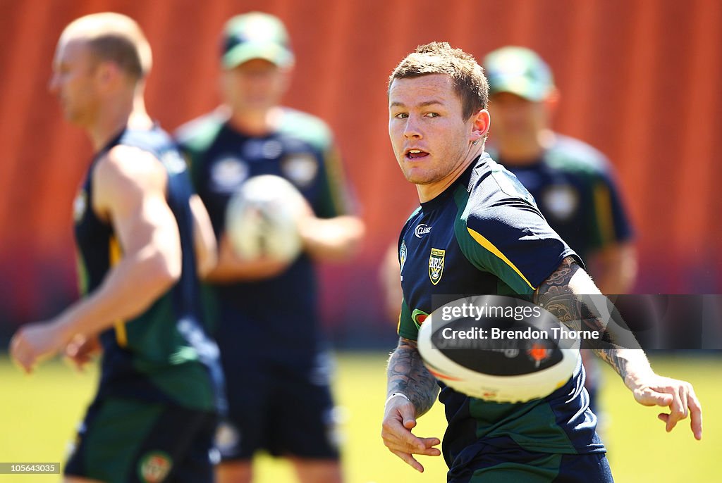 Australian Kangaroos Training Session