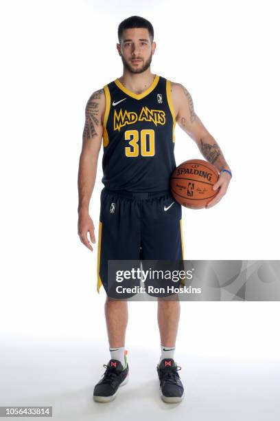 Michael Orris of the Fort Wayne Mad Ants poses for a portrait during NBA G-League media day on October 30, 2018 at Ash Center in Fort Wayne, Indiana....