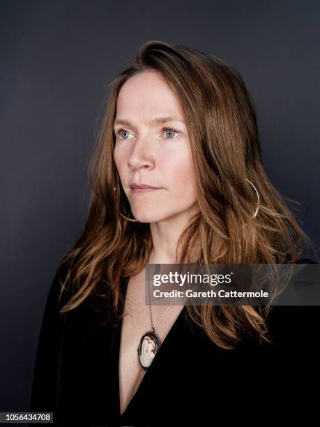 Actor and writer Jessica Hynes is photographed at the BFI London Film Festival on October 18, 2018 in London, England.