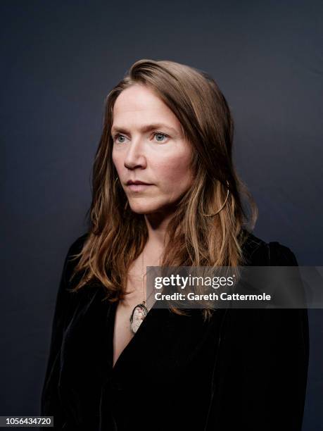 Actor and writer Jessica Hynes is photographed at the BFI London Film Festival on October 18, 2018 in London, England.