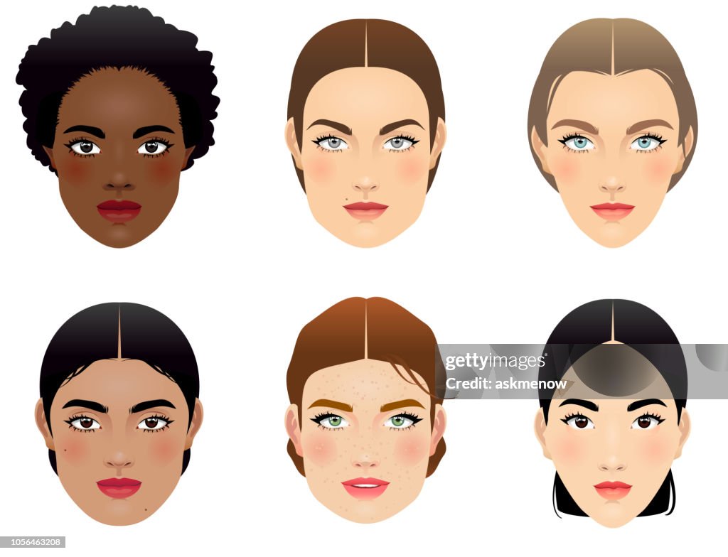Face Shapes High-Res Vector Graphic - Getty Images