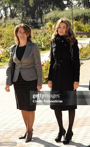 Princess Letizia of Spain attends 'Ciudad Sostenible' awards on October 18, 2010 in Madrid, Spain.