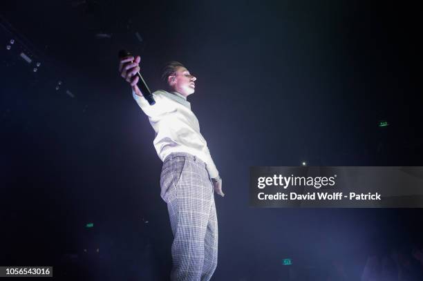 Martin Solveig performs at L'Olympia on November 2, 2018 in Paris, France.