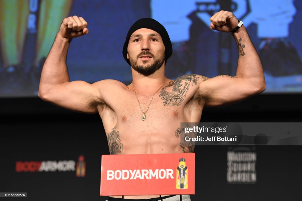 UFC 230 Weigh-ins
