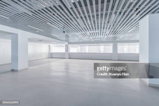 empty contemporary interior background - background concrete indoor stock-fotos und bilder