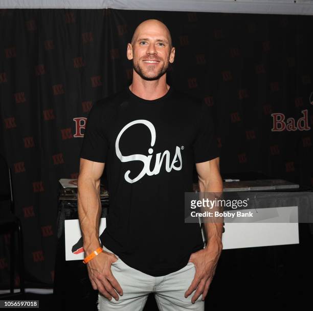 Johnny Sins attends Exxxotica New Jersey 2018 at Expo Center on November 2, 2018 in Edison, New Jersey.
