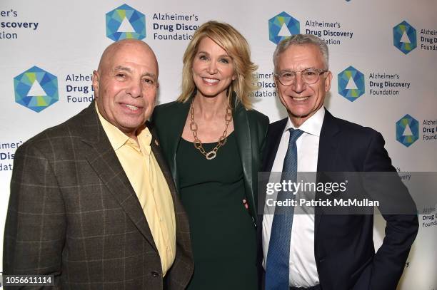 Richard Leibner, Paula Zahn and Dr. Howard Fillit attend Alzheimer's Drug Discovery Foundation's Ninth Annual Fall Symposium + Luncheon at the Pierre...
