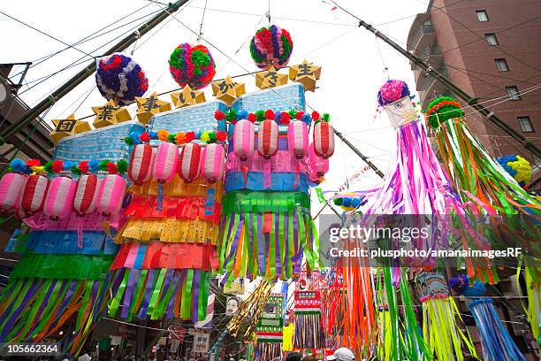 ornaments for tanabata festival - plusphoto stock pictures, royalty-free photos & images