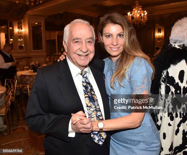 Neil Weinreb and Ana Laspetkovski attend Alzheimer's Drug Discovery Foundation's Ninth Annual Fall Symposium + Luncheon at the Pierre Hotel on...