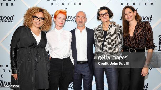 Ruth E. Carter, Sandy Powell, Carlos Rosario, Alexandra Byrne and Erin Benach arrive at the Beverly Center's Grand Reveal Weekend: Candidly Costumes...