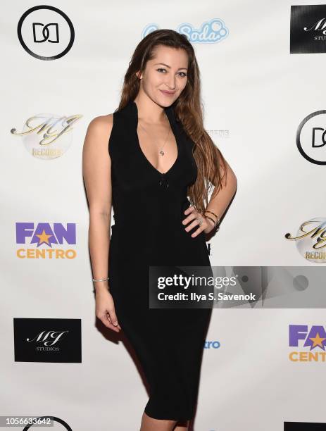 Dani Daniels attends Dinner With Dani Launch Party at The Mezzanine on November 2, 2018 in New York City.