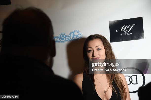 Dani Daniels attends Dinner With Dani Launch Party at The Mezzanine on November 2, 2018 in New York City. At The Mezzanine on November 2, 2018 in New...