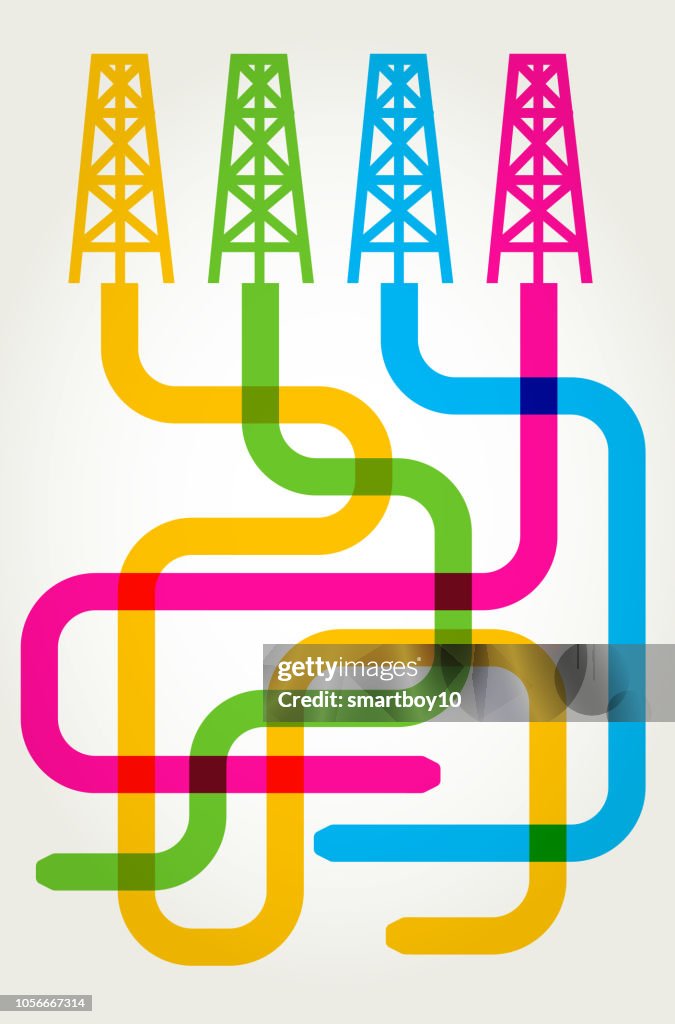 Fracking drilling rigs
