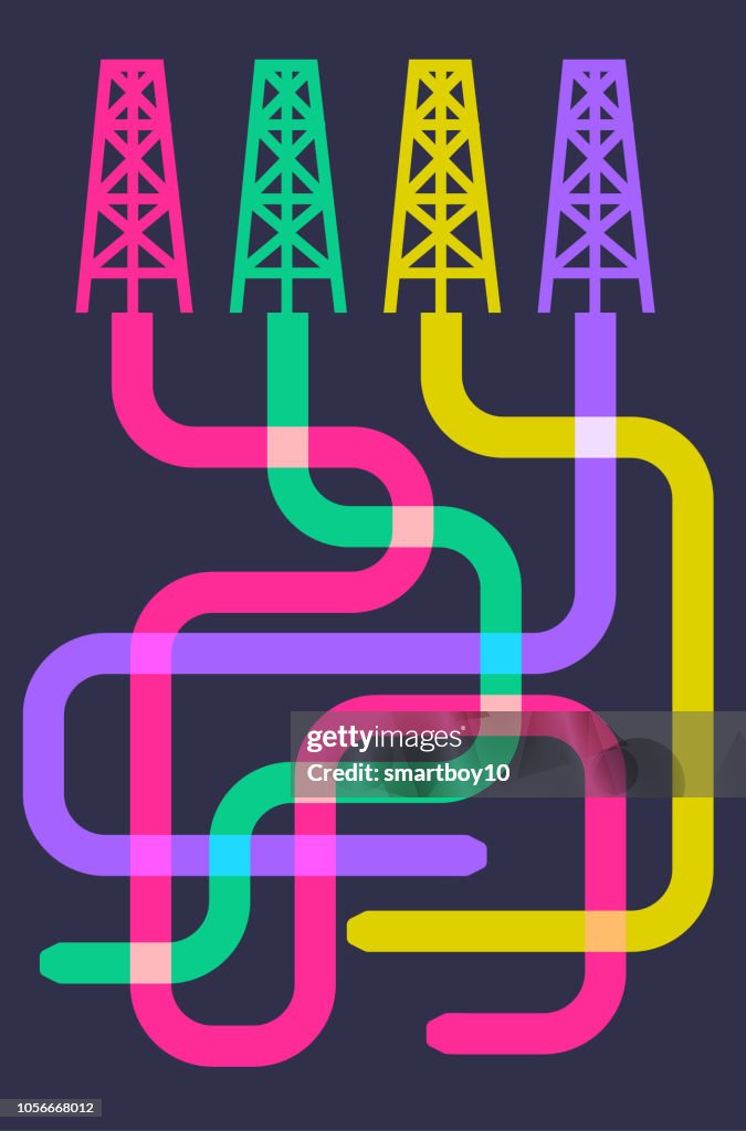 Fracking Bohranlagen