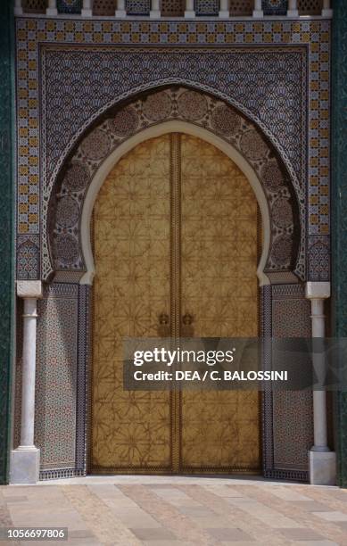 Doorway of Hassan II Mosque Casablanca, Morocco, 20th century.