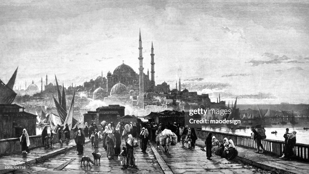Blick auf Istanbul mit der Hagia Sophia