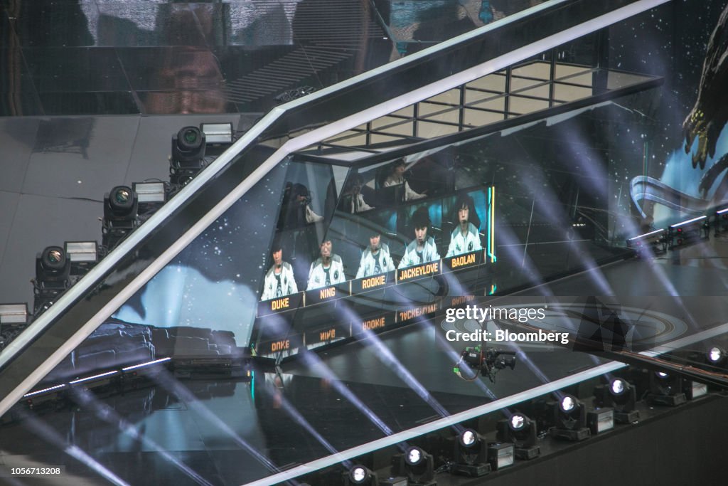 Gamers Compete in the Finals of the League of Legends World Championships