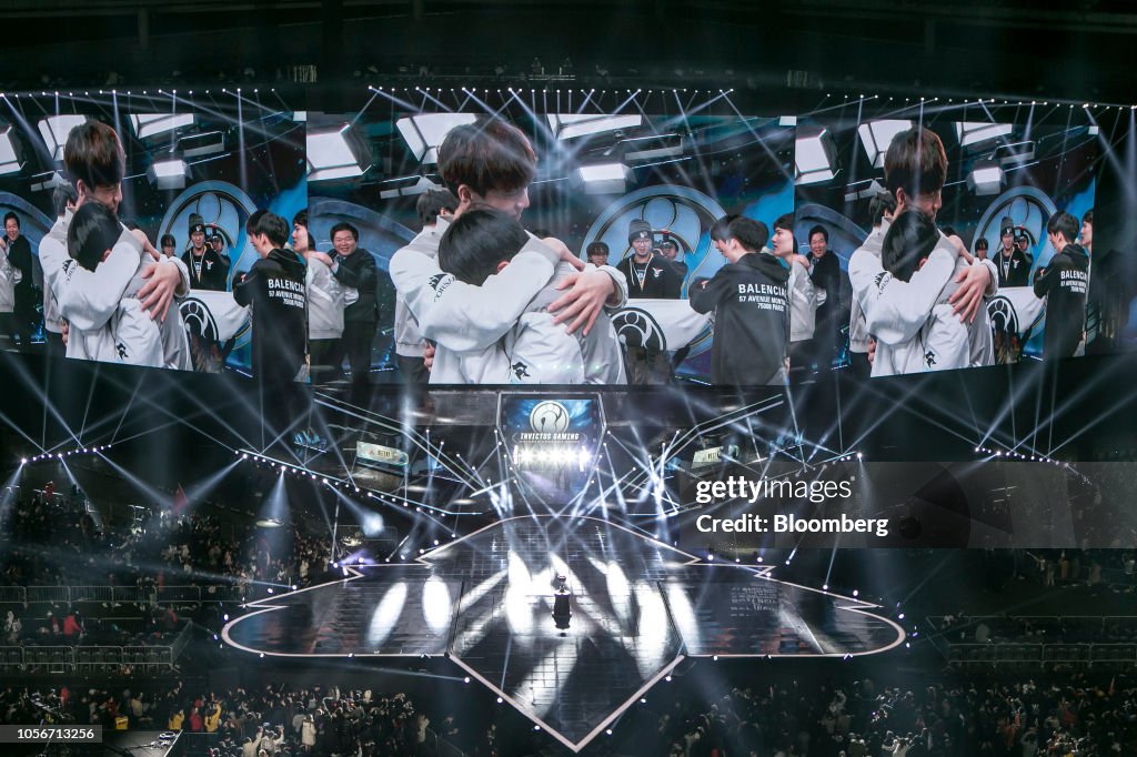 Gamers Compete in the Finals of the League of Legends World Championships