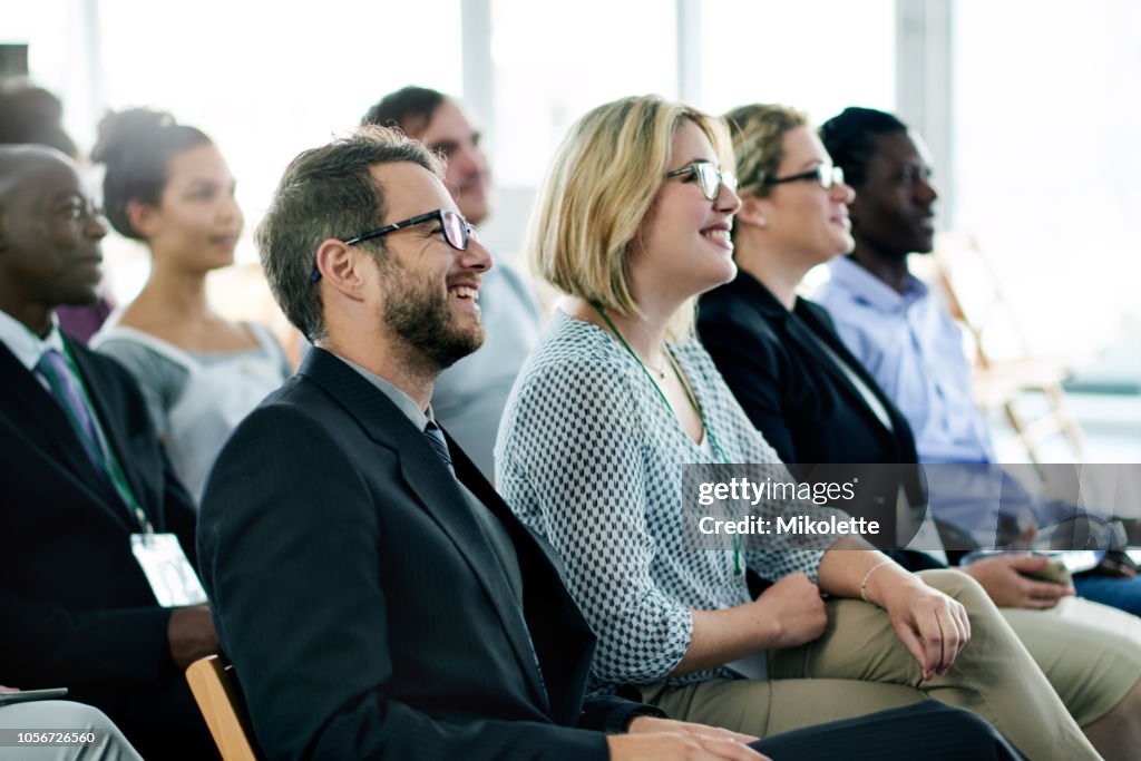 This particular conference was packed