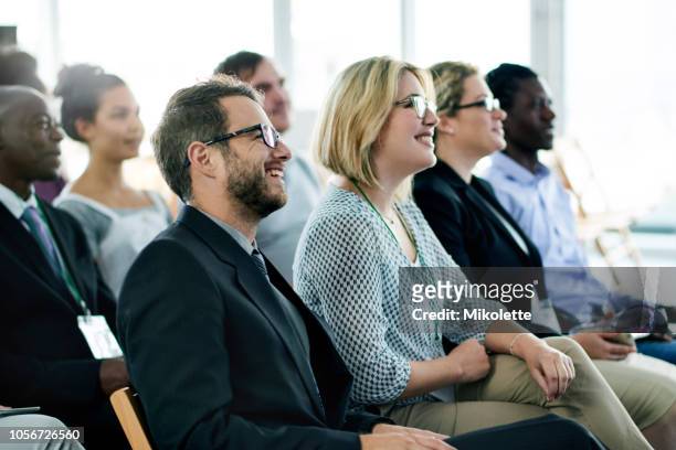 this particular conference was packed - participant stock pictures, royalty-free photos & images