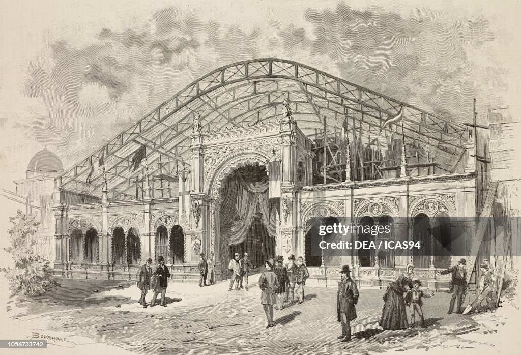 Facade of Italian pavilion at Universal Exposition