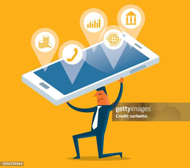 93点のスマホ依存イラスト素材 Getty Images 93点のスマホ依存イラスト素材 Getty Images