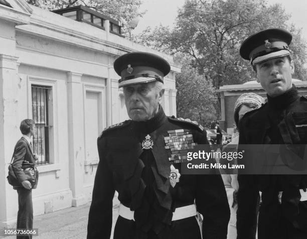 British Royal Navy officer and statesman Louis Mountbatten, 1st Earl Mountbatten of Burma , UK, 4th June 1979.