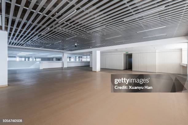 empty contemporary interior background - large office stock pictures, royalty-free photos & images