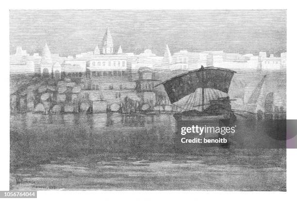 udaipur, the city of lakes - udaipur vehicle stock illustrations
