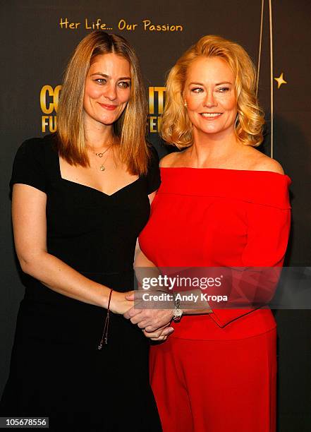 Clementine Ford and Cybill Shepherd attend the 50 & Fabulous celebration of 50 years women's advances since the pill at The Pierre Hotel on October...
