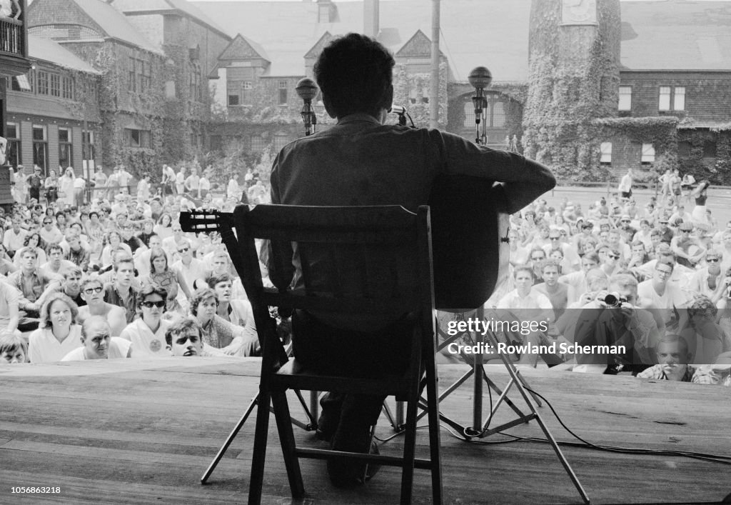 Bob Dylan At Newport Folk Festival