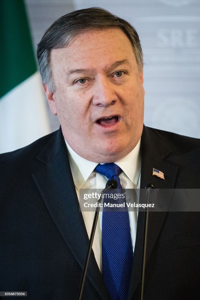 Secretary of State Mike Pompeo Visits Mexico