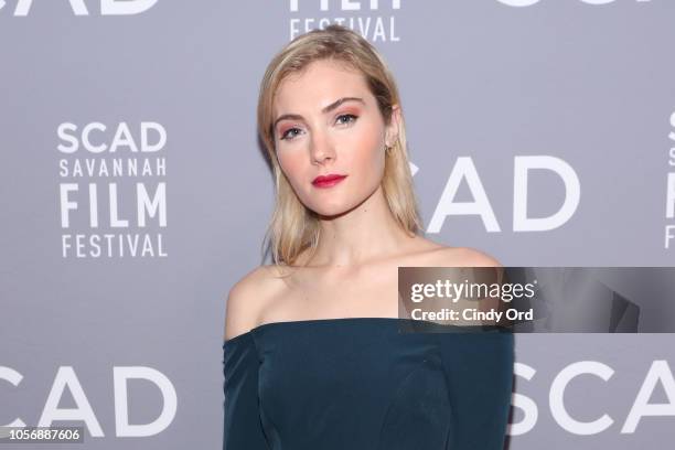 Actor Skyler Samuels attends the 21st SCAD Savannah Film Festival on November 2, 2018 in Savannah, Georgia.