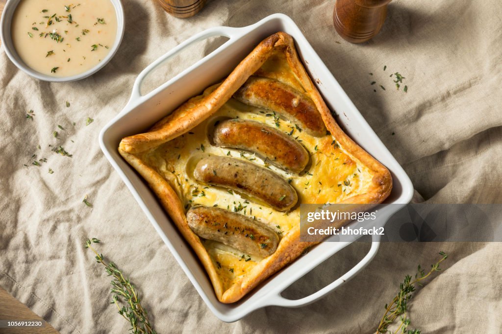Homemade English Toad in the Hole