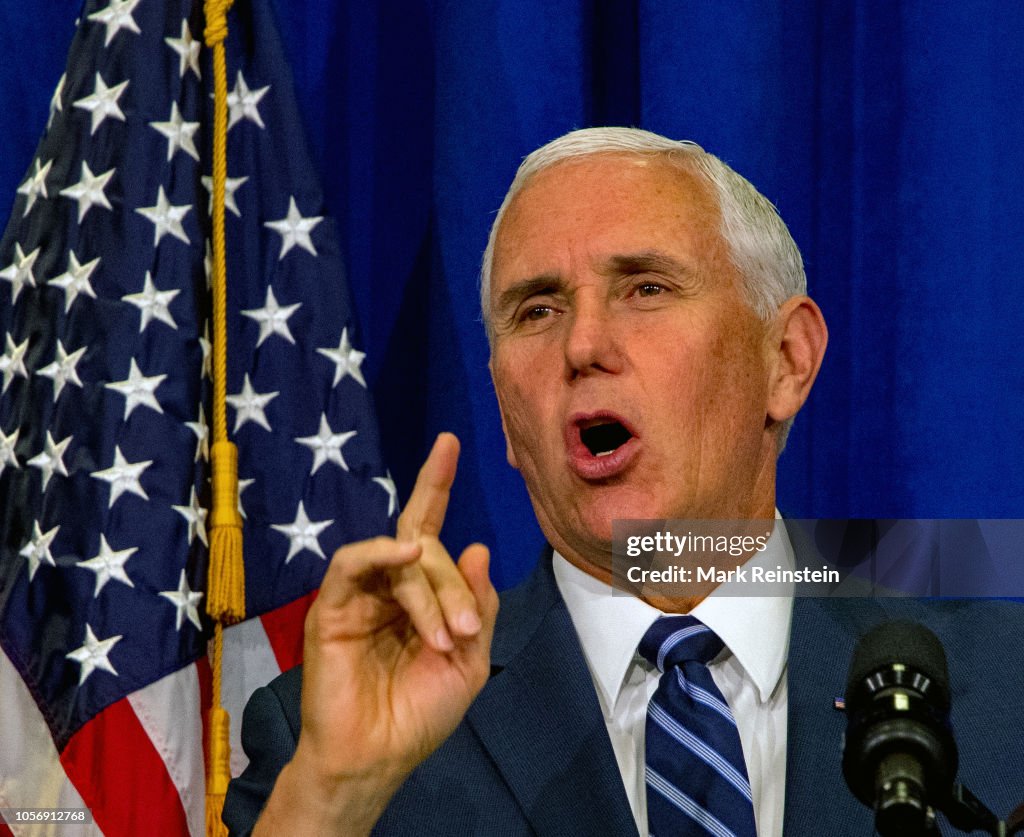 Vice-President Mike Pence At A Steve Watkins Fundraiser