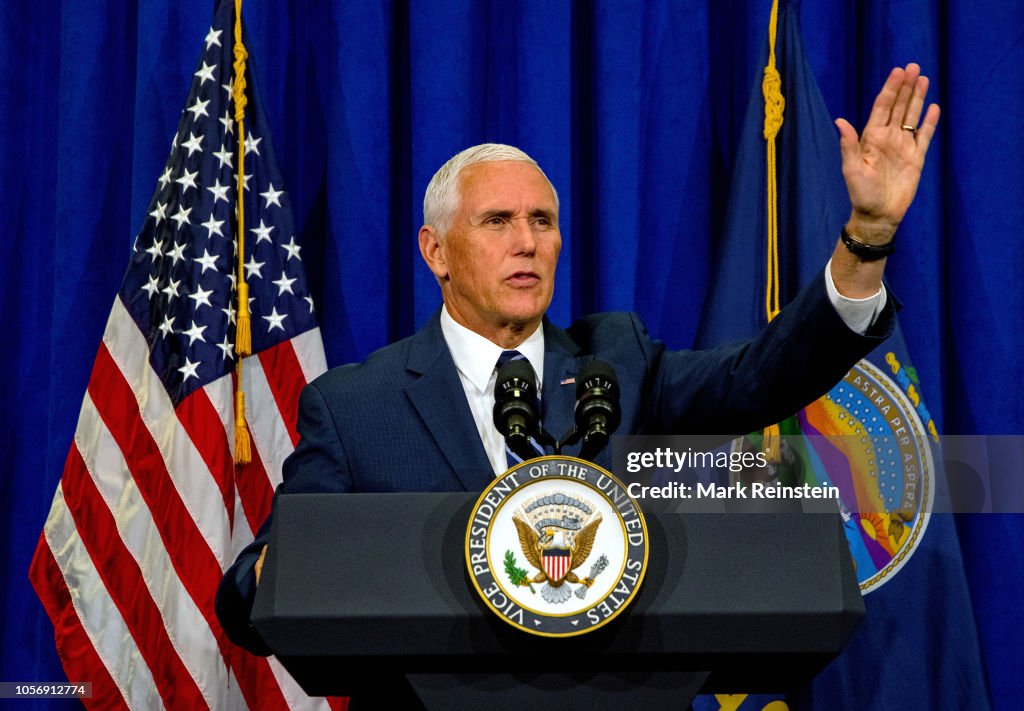 Vice-President Mike Pence At A Steve Watkins Fundraiser