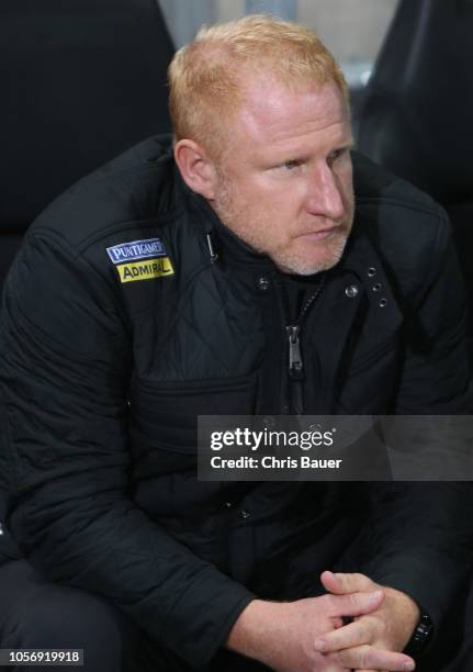 Head coach Heiko Vogel of Sturm Graz during the tipico Bundesliga match between SK Sturm Graz and FC Wacker Innsbruck at Merkur Arena on November 03,...