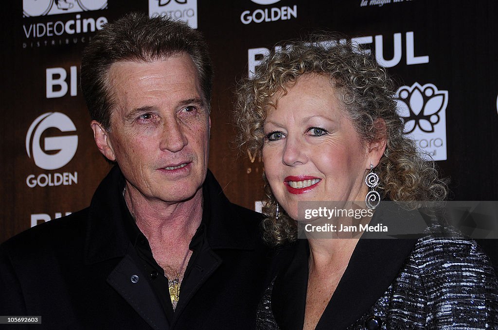 Emmanuel and his wife Mercedes Aleman during the red carpet of the