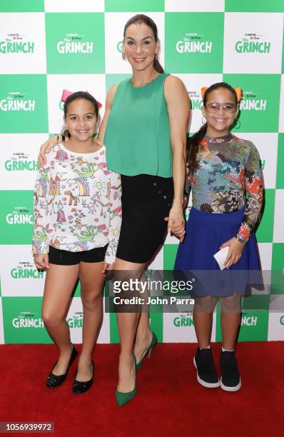 Gabriela Vergara and her children attend Universal Pictures Presents A Special Screening Of Dr. Seuss' The Grinch at Cobb CineBistro at CityPlace...