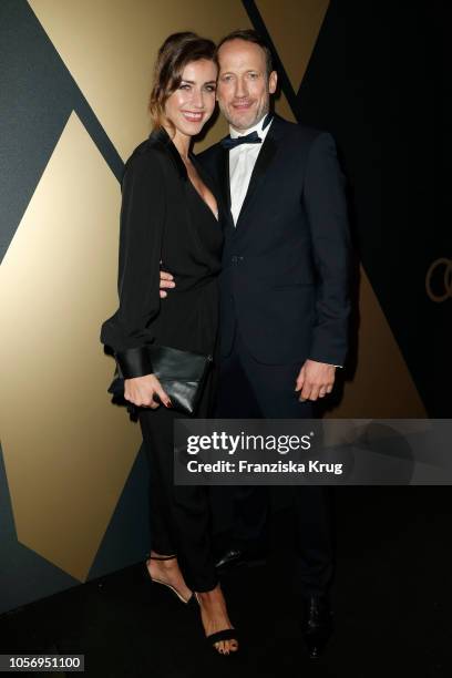 Cosima Lohse and Wotan Wilke Moehring attends the 25th Opera Gala at Deutsche Oper Berlin on November 3, 2018 in Berlin, Germany.