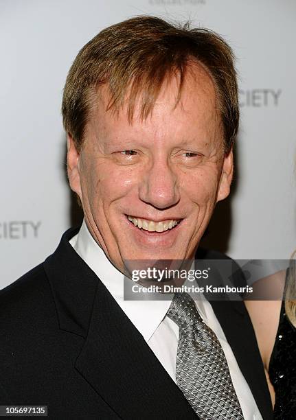 Actor James Woods attends The Cinema Society & Everlon Diamond Knot Collection's screening of "Welcome To The Rileys" on October 18, 2010 at the...