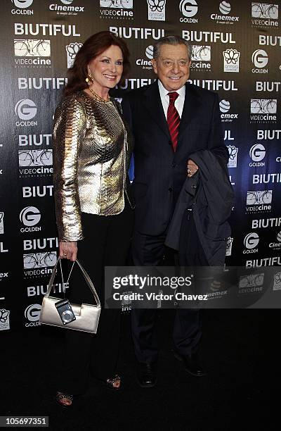 Christian Magnani and Miguel Aleman attend the Mexico City Premiere of "Biutful" at Cinemex Antara Polanco on October 18, 2010 in Mexico City, Mexico.