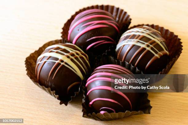 chocolate truffles - truffle stock pictures, royalty-free photos & images