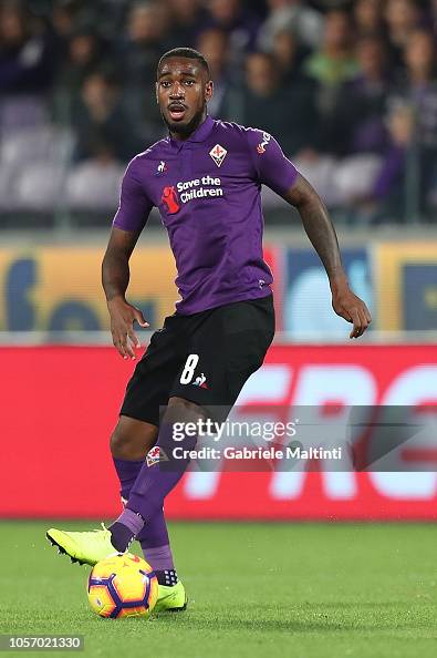 Gerson of ACF Fiorentina in action during the Serie A match between ...