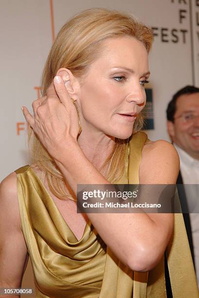 Joan Allen during 4th Annual Tribeca Film Festival - "Yes" Premiere at Stuyvesant High School in New York City, New York, United States.