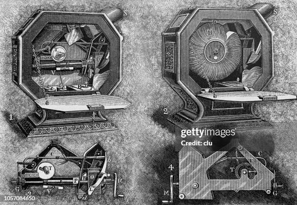 moving image display apparatus - mutoscope - mutoscope stock illustrations
